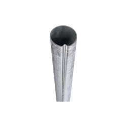 Palo tubolare zincato spess. mm 2 antirotazione diam. 60 mt. 2,50 h.