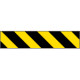 Pannello autoadesivo righe giallo nere