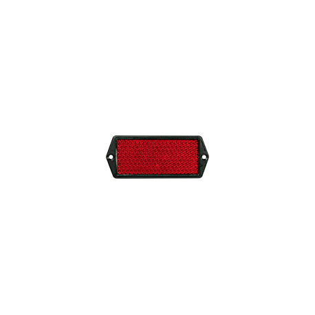 Catadiottro retroriflettente 128x67 mm colore rosso