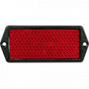 Catadiottro retroriflettente 128x67 mm colore rosso