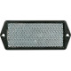 Catadiottro retroriflettente 128x67 mm colore bianco