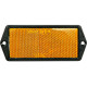 Catadiottro retroriflettente 128x67 mm colore giallo