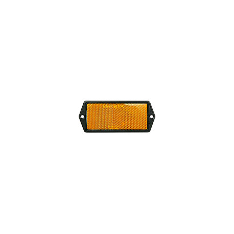 Catadiottro retroriflettente 128x67 mm colore giallo