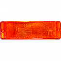 Catadiottro retroriflettente 160x49 mm colore rosso