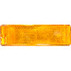 Catadiottro retroriflettente 160x49 mm colore giallo