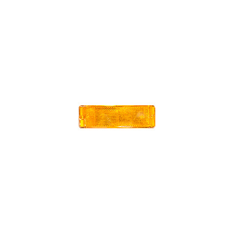 Catadiottro retroriflettente 160x49 mm colore giallo