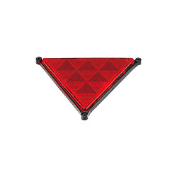 Catadiottro retroriflettente rosso triangolare