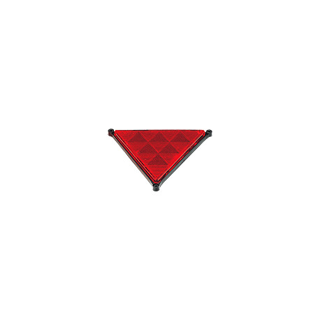 Catadiottro retroriflettente rosso triangolare