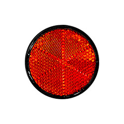 Catadiottro retroriflettente rosso biadesivo