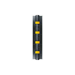 Paracolpi con inserti rifrangenti in PVC riciclato