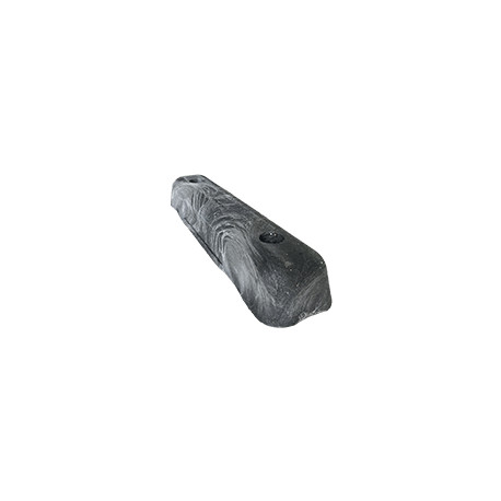 Battiruota in gomma grezza colore nero