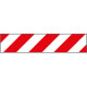Pannello adesivo rifrangente bianco rosso