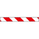 Pannello adesivo rifrangente bianco rosso