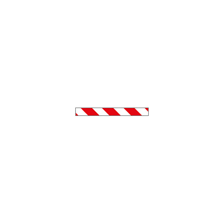 Pannello adesivo rifrangente bianco rosso