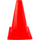 Cono segnale polietilene rosso fluorescente