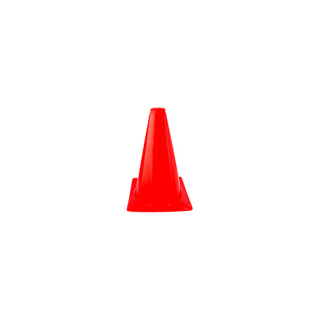 Cono segnale polietilene rosso fluorescente