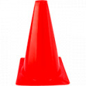 Cono segnale polietilene rosso fluorescente