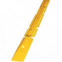 Cordolo delimitatore omologato in gomma giallo elem. centrale h. 5 cm.