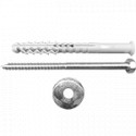 Tassello fissaggio diametro mm. 10x120 h. + rondella mm 8x24