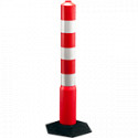 Delineatore h. 60 cm resistente urti e schiacciamenti 3 fasce rifr. HI
