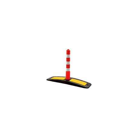Delineatore CURBFIX h. 60 cm. diametro cm 8 rifrangente classe 2