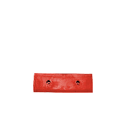 Cordolo Maxi rettilineo in gomma ROSSO rifrangente