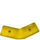 Cordolo Maxi angolo 45 gradi gomma rifrangente gialla cm. 30x25+25x15 h