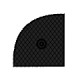 Cordolo Maxi angolo 90 gradi gomma NERA cm. 30x30x15 h.