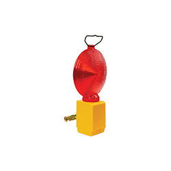 Segnalatore cantiere di ostacoli rossa fissa