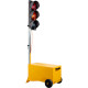 Impianto semaforico mobile LED monofacciale d. 200 mm. richiudibile