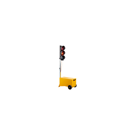 Impianto semaforico mobile LED monofacciale d. 200 mm. richiudibile
