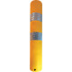 Delineatore flessibile in gomma giallo h 750 mm diam 130