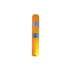 Delineatore flessibile in gomma giallo h 750 mm diam 130
