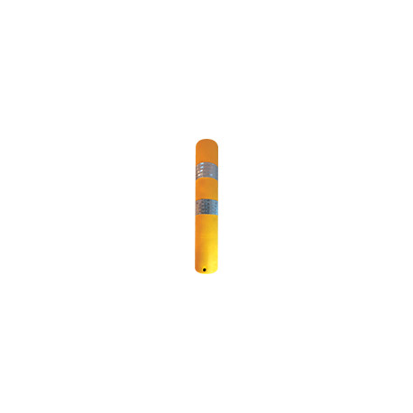Delineatore flessibile in gomma giallo h 750 mm diam 130