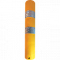 Delineatore flessibile in gomma giallo h 750 mm diam 130