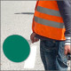 Paletta segnaletica per moviere fondo rosso/verde
