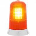 Segnalatore lampeggiante base piana solo corrente alternata ARANCIO