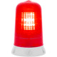 Segnalatore lampeggiante base piana solo corrente alternata col. ROSSO