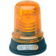 Segnalatore lampeggiante 12V b. piana arancio