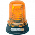 Segnalatore lampeggiante 12V b. piana arancio