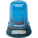 Segnalatore lampeggiante 24V b. piana BLU