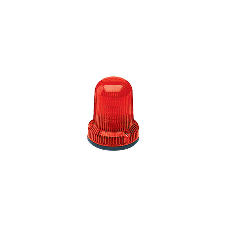 Segnalatore fisso 12V mignon b. piana rosso