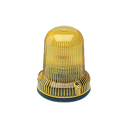 Segnalatore fisso 12V mignon b. piana giallo