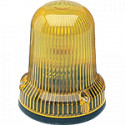 Segnalatore fisso 12V mignon b. piana giallo