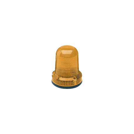 Segnalatore fisso 24V mignon b. piana arancio