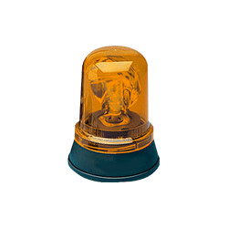 Segnalatore rotante euro 12V. cc colore arancio