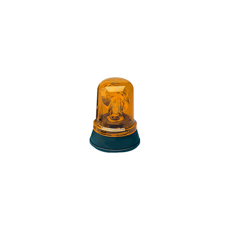 Segnalatore rotante euro 12V. cc colore arancio
