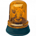 Segnalatore rotante euro 12V. cc colore arancio