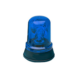 Segnalatore rotante euro 24V. cc colore blu