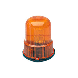 Segnalatore lampeggiante 12V small colore arancio